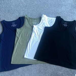 Torrid Black and White Tank Tops